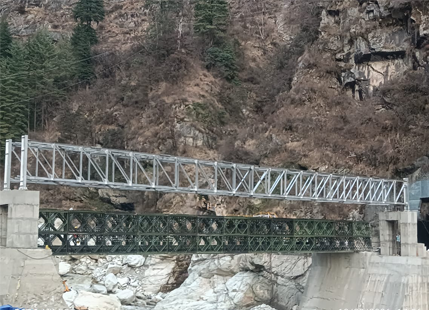 Drawing, Supply and Fabrication of 42.5meterSteel Truss Bridge 