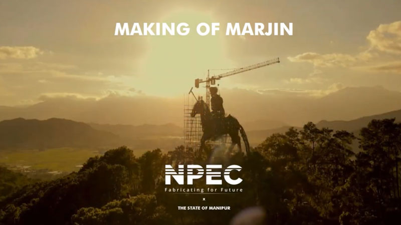 120ft Tall Polo Statue - The Marjin Project | NPEC