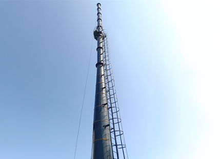 Supply, Fabrication and Painting of 100 ft chimney 