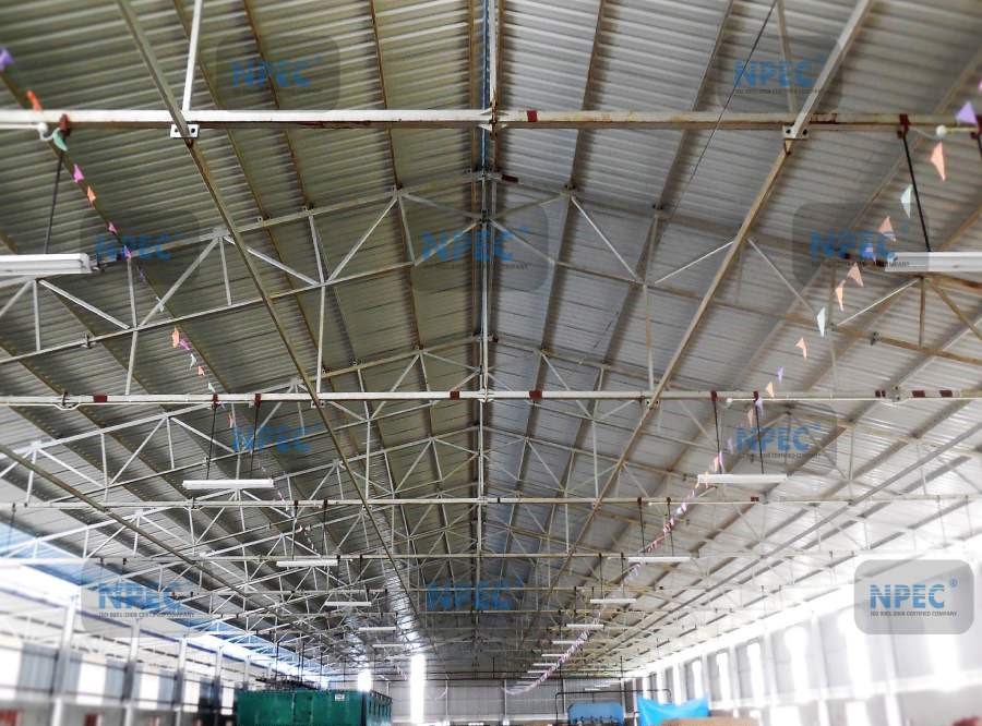 Inside View of Truss Fabrication for Plywood Factory, Ethalbari