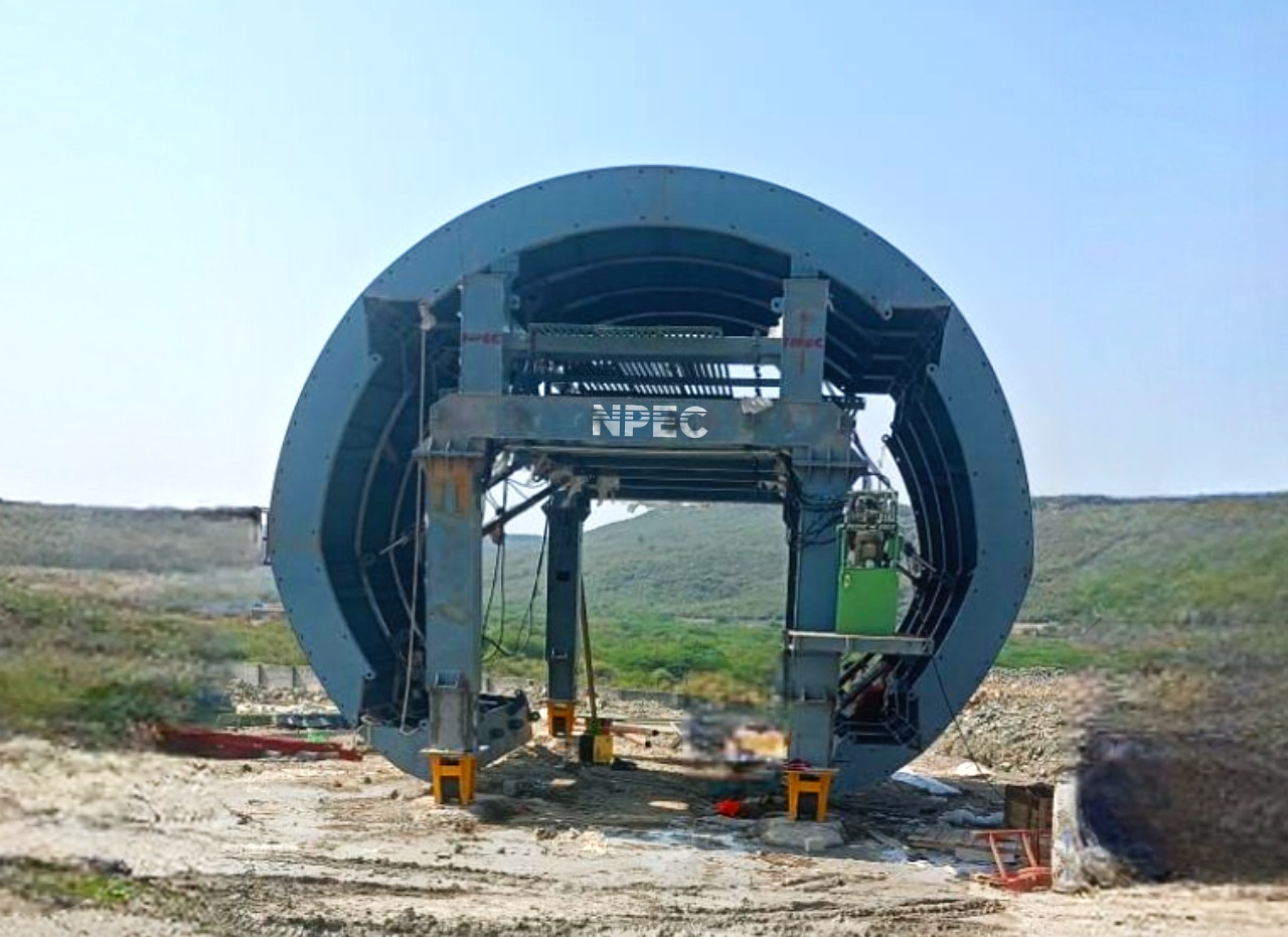 DESIGN, SUPPLY, FABRICATION OF HYDRAULIC VENTILATION TUNNEL GANTRY OF 8.5MTR WIDTH AND 9 MTR LENGTH 