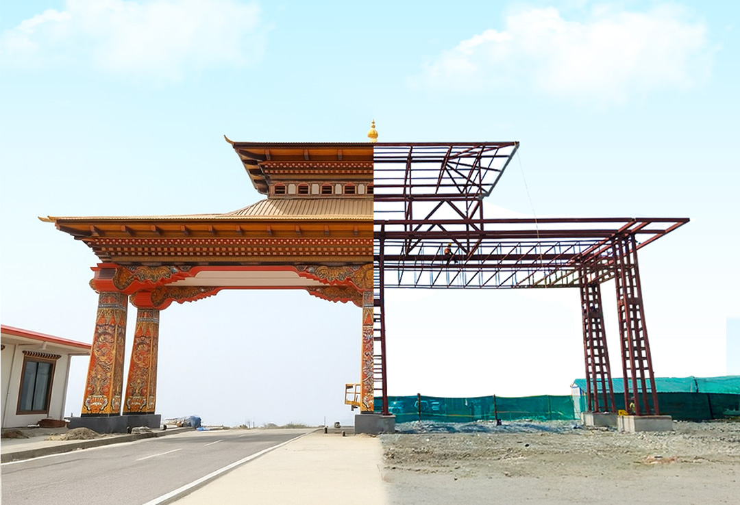 SUPPLY AND FABRICATION OF ENTRY GATE OF BHUTAN
